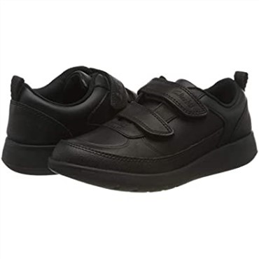 Negro Clarks Scape Flare Y Uniforme Vestir Zapato Niño