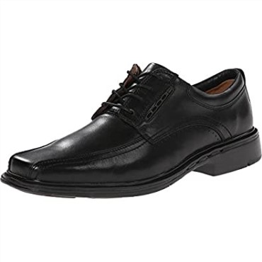 Negro Clarks Unkenneth Hombre Sin Estructura Oxford