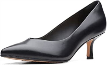 Zapatos Mujer Clarks Violeta 55 Court Negro