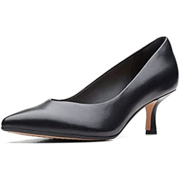 Zapatos Mujer Clarks Violeta 55 Court Negro