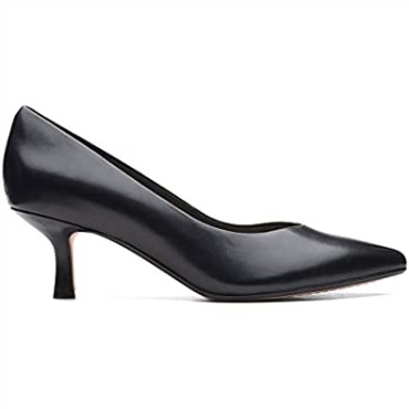 Zapatos Mujer Clarks Violeta 55 Court Negro