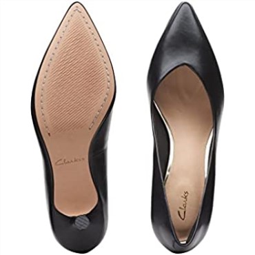 Zapatos Mujer Clarks Violeta 55 Court Negro