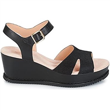 Sandalias De Mujer Con Tira Al Tobillo Akilah Eden De Color Negro Clarks