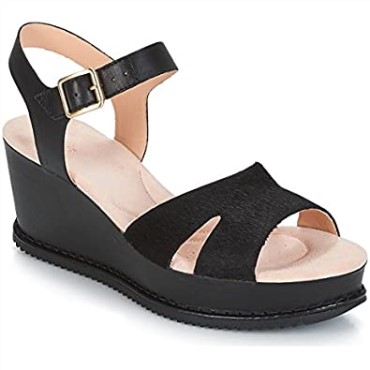 Sandalias De Mujer Con Tira Al Tobillo Akilah Eden De Color Negro Clarks