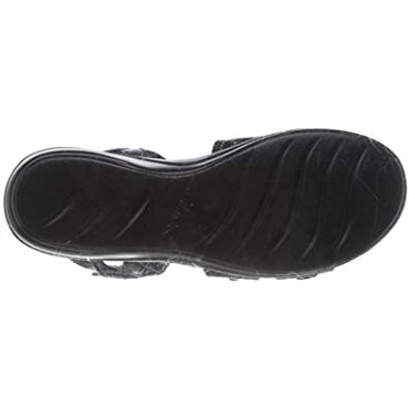 Sandalia Negra Mujer Clarks Alexis Shine