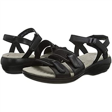 Sandalia Negra Mujer Clarks Alexis Shine