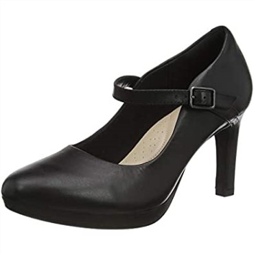 Negro Clarks Zapatos De Salón Ambyr Shine Mujer