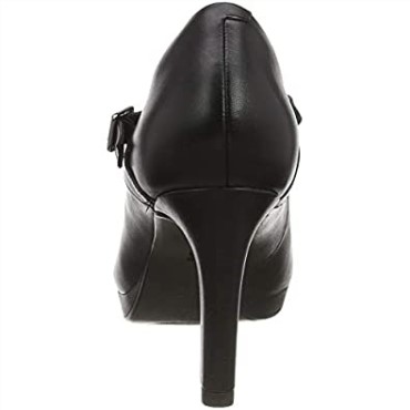 Negro Clarks Zapatos De Salón Ambyr Shine Mujer
