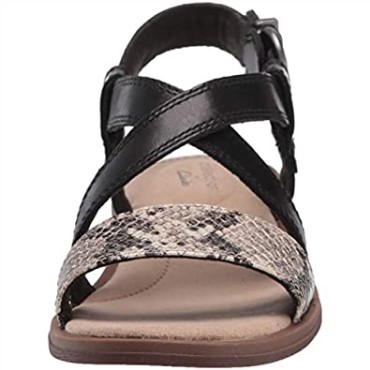 Sandalia Mujer Clarks Declan Spring En Negro