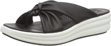 Sandalia Negra Clarks Drift Ave Mujer