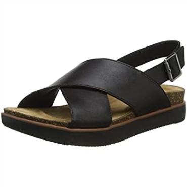 Sandalia Cruzada Mujer Clarks Elayne Negro