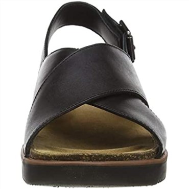 Sandalia Cruzada Mujer Clarks Elayne Negro
