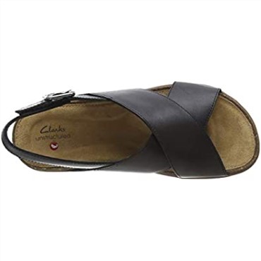 Sandalia Cruzada Mujer Clarks Elayne Negro