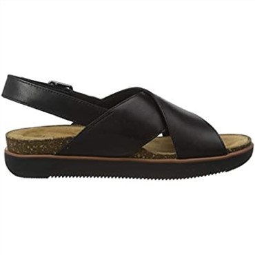 Sandalia Cruzada Mujer Clarks Elayne Negro