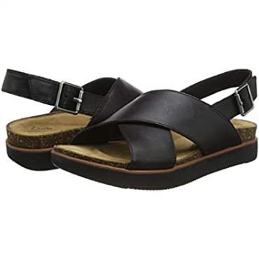 Sandalia Cruzada Mujer Clarks Elayne Negro