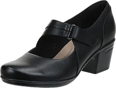 Negro Clarks Mujer Emslie Lulpump
