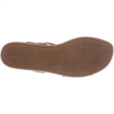 Sandalia Mujer Clarks Kimmei Con Cuña De Corcho En Negro