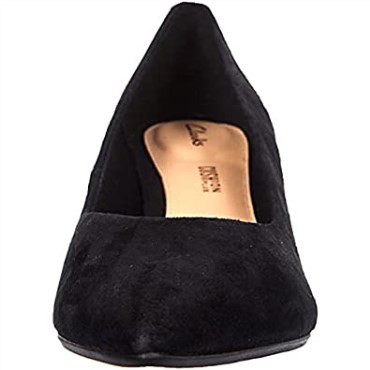Negro Clarks Laina 55 Court Zapatos De Salón Cerrados Mujer