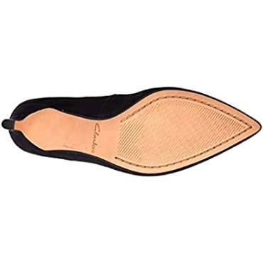Negro Clarks Laina 55 Court Zapatos De Salón Cerrados Mujer