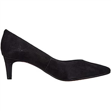 Negro Clarks Laina 55 Court Zapatos De Salón Cerrados Mujer