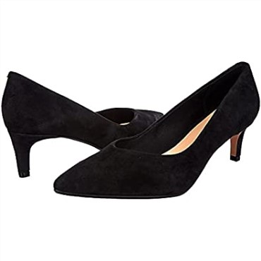 Negro Clarks Laina 55 Court Zapatos De Salón Cerrados Mujer