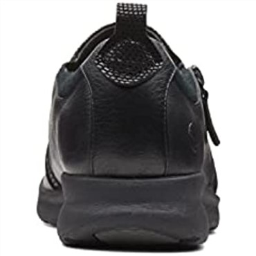 Mocasines Negros Con Cremallera Un Adorn De Clarks Para Mujer