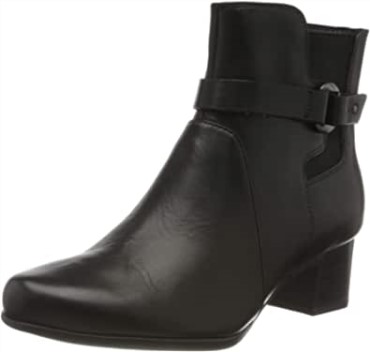 Negro Clarks Un Damson Mid Botines Mujer