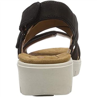 Negro Clarks Un Karely Dew Sling Back Sandalias Mujer