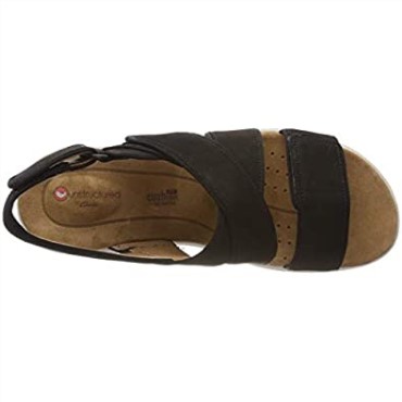 Negro Clarks Un Karely Dew Sling Back Sandalias Mujer