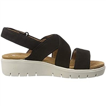 Negro Clarks Un Karely Dew Sling Back Sandalias Mujer