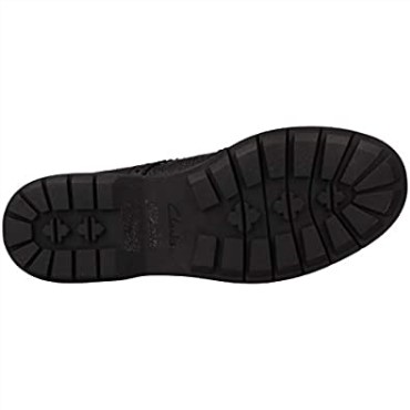 Black Clarks Witcombe Dawn Oxford Para Mujer