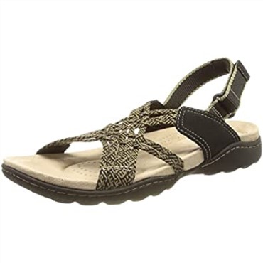Sandalia Combi Clarks Amanda Easy Mujer Negra