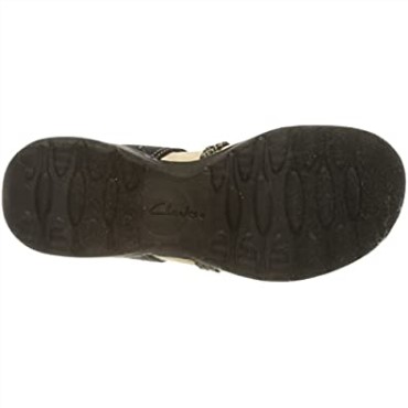 Sandalia Combi Clarks Amanda Easy Mujer Negra
