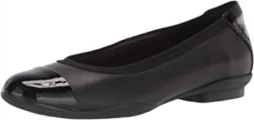 Bailarinas Mujer Combi Clarks Sara Orquídea Negro