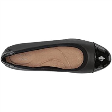 Bailarinas Mujer Combi Clarks Sara Orquídea Negro