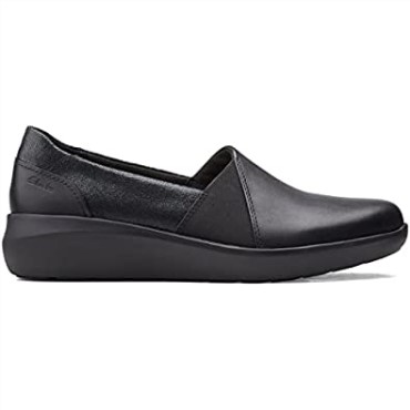 Negro Combi Kayleigh Step Zapatos Sin Cordones De Mujer Clarks