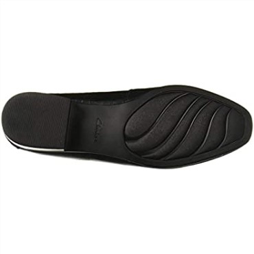 Mocasín Juliet Lora De Mujer En Piel De Cocodrilo Negra Clarks