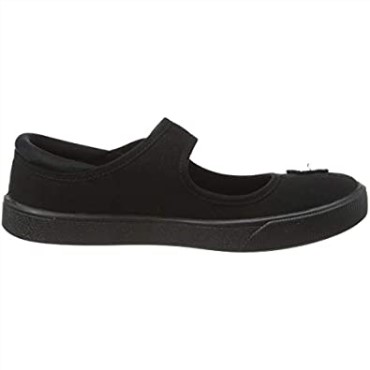 Zapatillas De Ballet Niña Clarks Hopper Go De Tela Negra