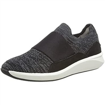 Mules De Punto Negros Clarks Un Rio Para Mujer
