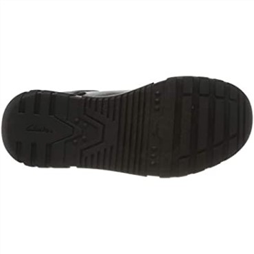 Zapatillas Bajas De Niño Clarks Blake Street De Piel Negra