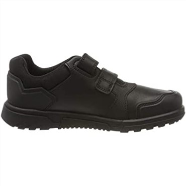 Zapatillas Bajas De Niño Clarks Blake Street De Piel Negra