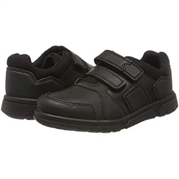 Zapatillas Bajas De Niño Clarks Blake Street De Piel Negra