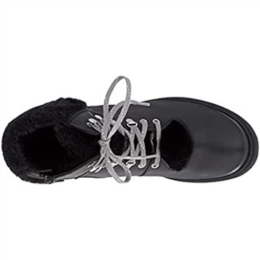Botas De Nieve Para Niña Clarks Astrol Hiker K En Cuero Negro