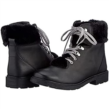 Botas De Nieve Para Niña Clarks Astrol Hiker K En Cuero Negro