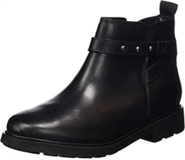 Botines De Niña Clarks Astrol Soar K En Piel Negra