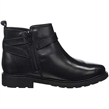 Botines De Niña Clarks Astrol Soar K En Piel Negra