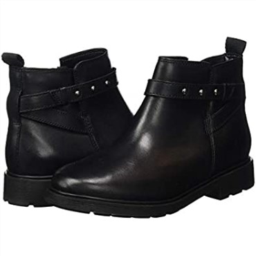 Botines De Niña Clarks Astrol Soar K En Piel Negra
