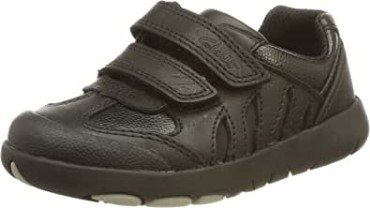 Zapatillas Clarks Rex Stride De Niña En Piel Negra