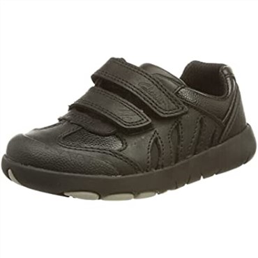 Zapatillas Clarks Rex Stride De Niña En Piel Negra