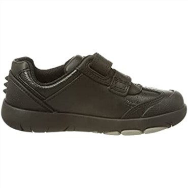 Zapatillas Clarks Rex Stride De Niña En Piel Negra